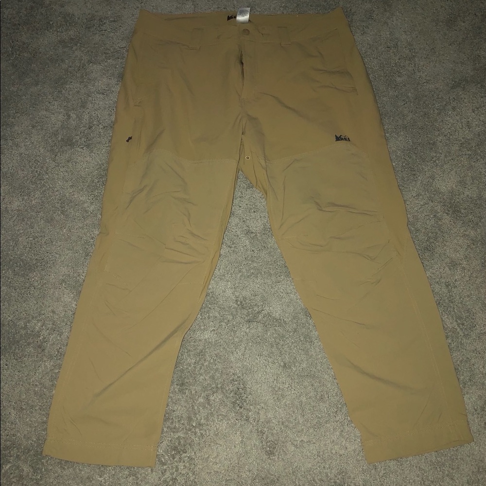 REI men’s khaki performance pants